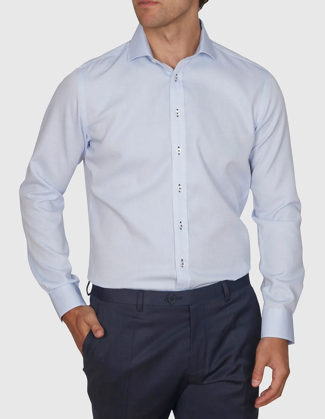 Long Sleeve WAFFLE Dobby Shirt