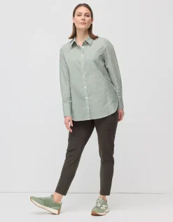 LONGLINE STRIPE SHIRT