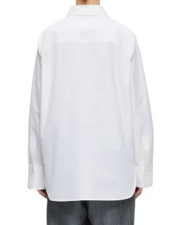 Long Sleeve Button-Up Shirt Optic White