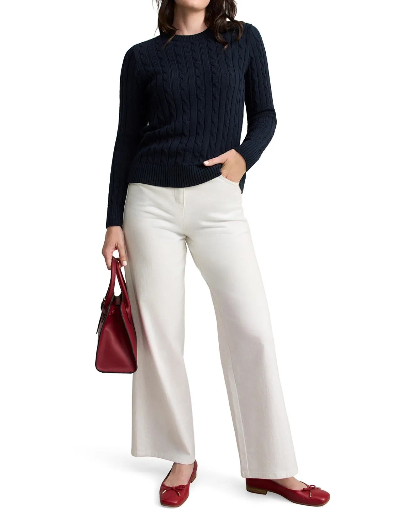 Long Sleeve Cable Knit
