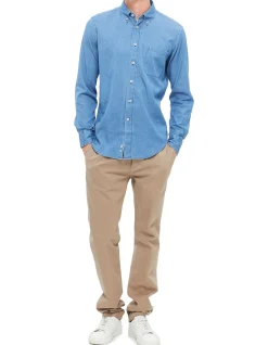 Long Sleeve Cotton Button Down Shirt