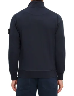 LONG SLEEVE COTTON FLEECE POLO