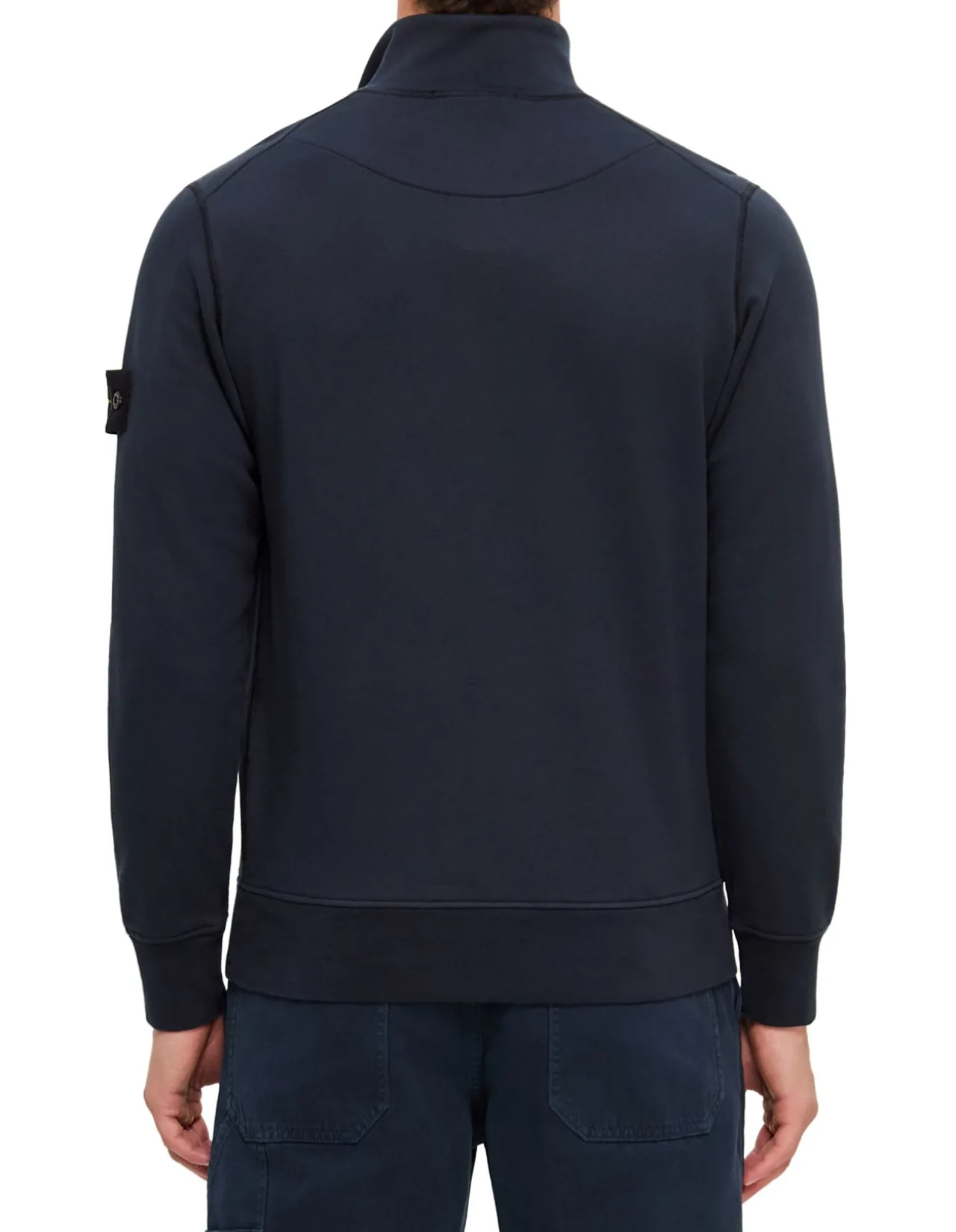 LONG SLEEVE COTTON FLEECE POLO