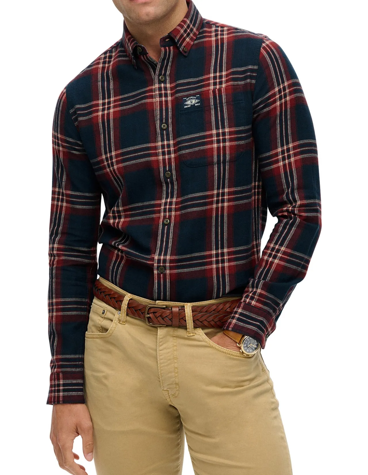 Long Sleeve Cotton Lumberjack Shirt