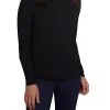 LONG SLEEVE CREW NECK TEE - BLACK