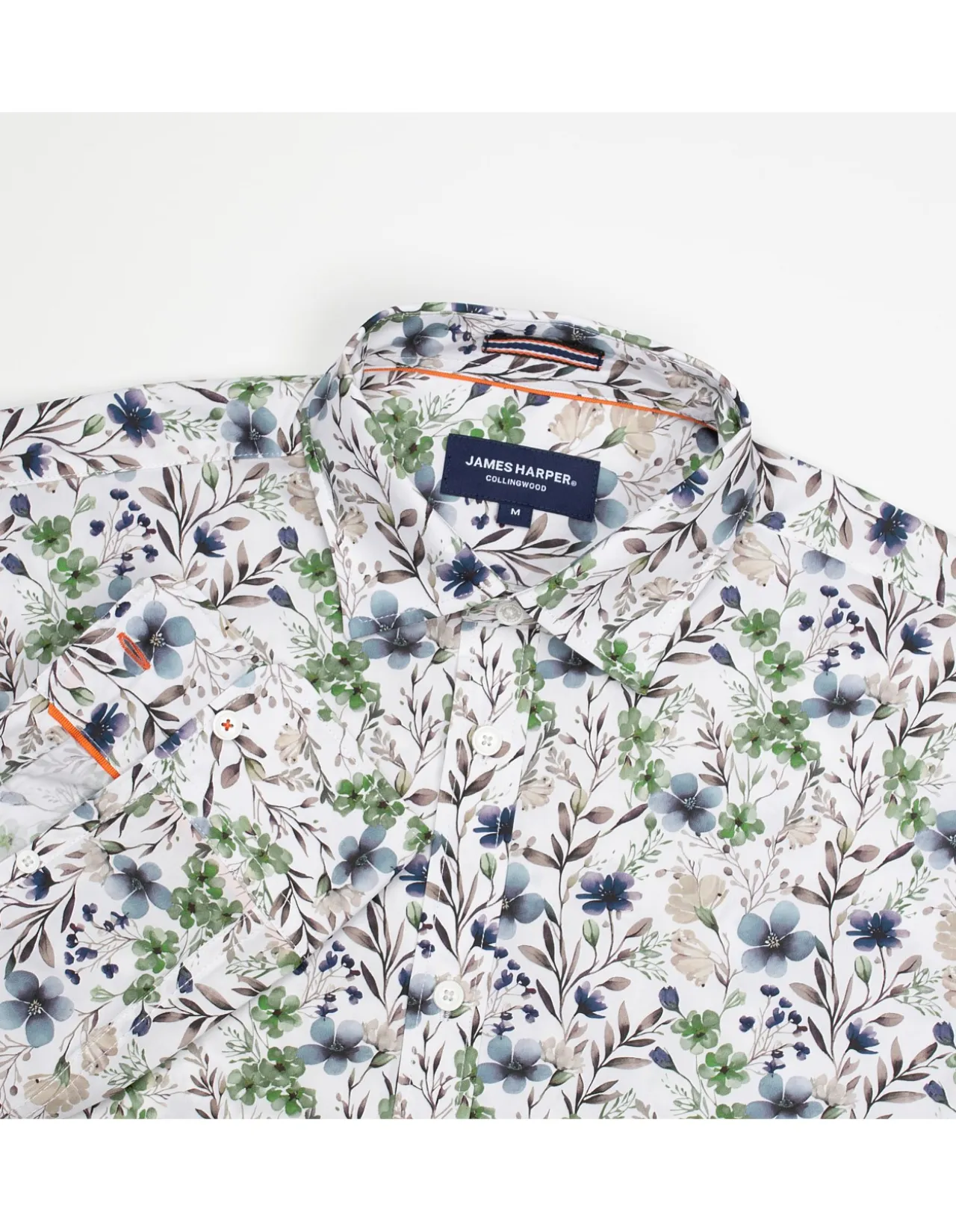Long Sleeve FLORIANA Peached Cotton Shirt