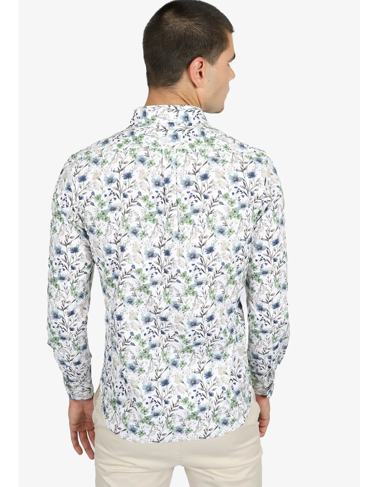 Long Sleeve FLORIANA Peached Cotton Shirt