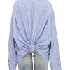 LONG SLEEVE KNOTTED SHIRT