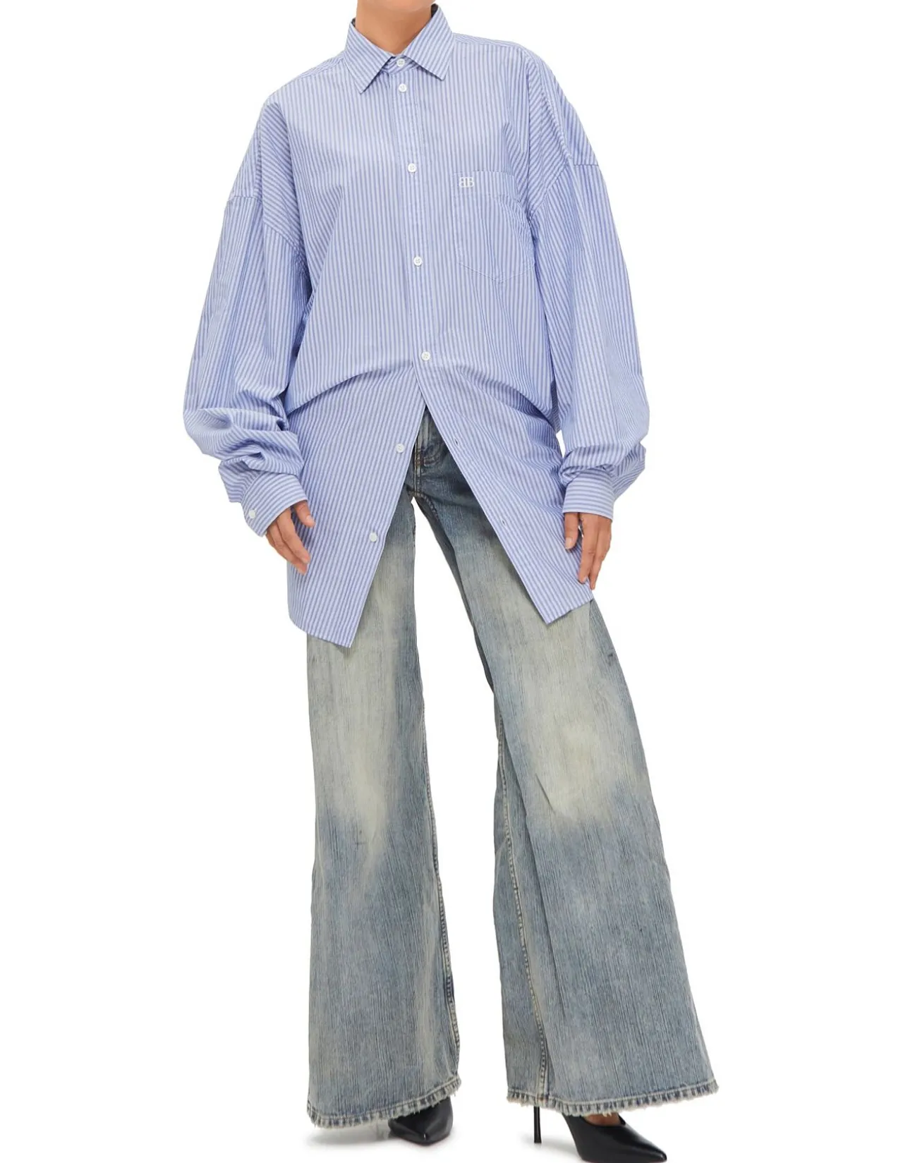 LONG SLEEVE KNOTTED SHIRT