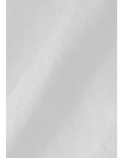 LONG SLEEVE LINEN BLEND GRANPA COLLAR LINEN COTTON SHIRT