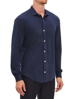 LONG SLEEVE MODAL JERSEY SHIRT