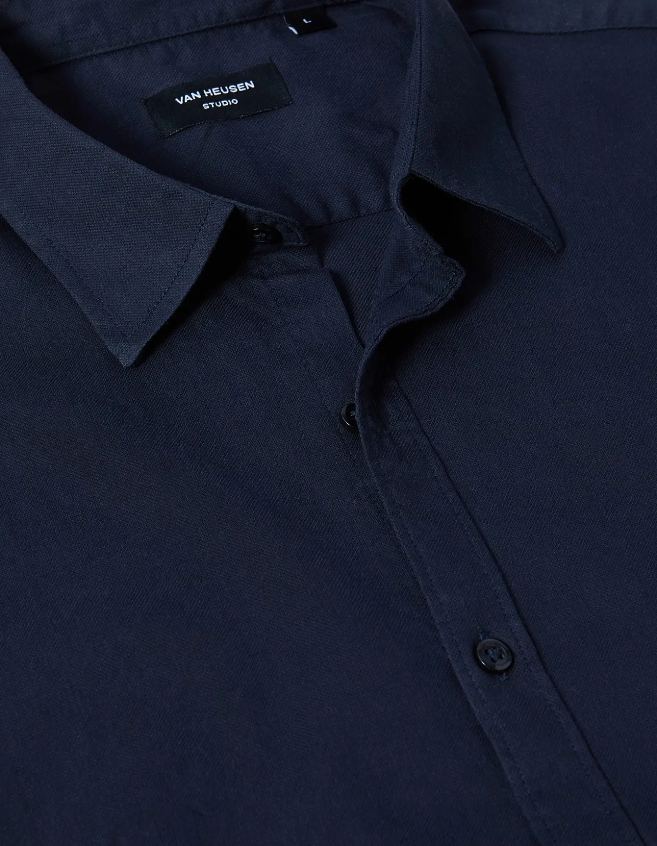 LONG SLEEVE NEVER TUCK 1 COL WASHED DOBBY REG SHIRT