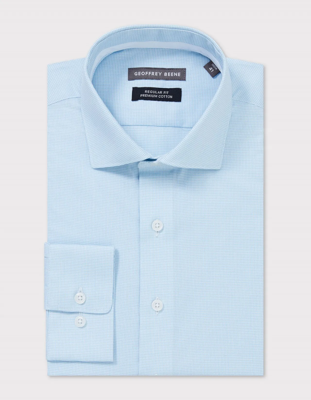 Long Sleeve Regular Fit Dobby Shirt