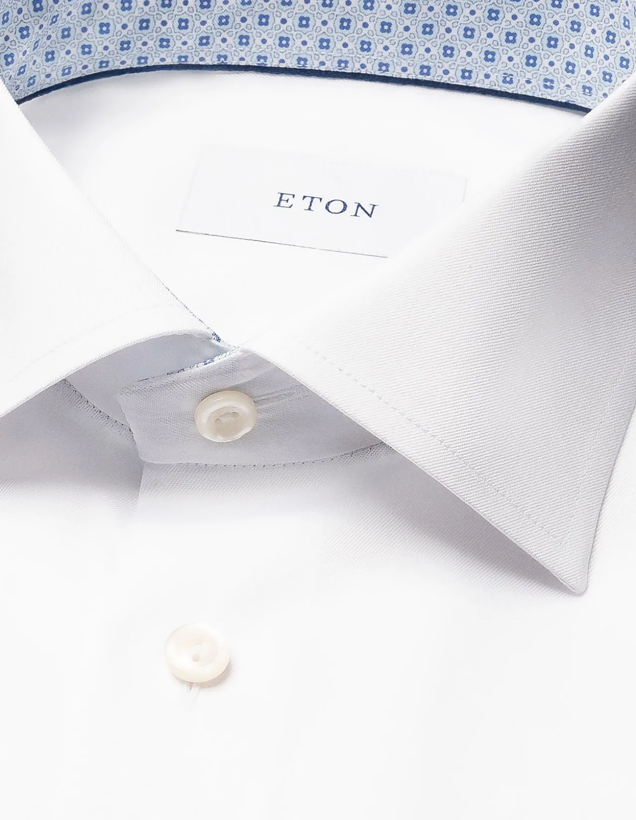 LONG SLEEVE SIGNATURE TWILL GEOMETRIC EFFECT SHIRT