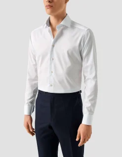 LONG SLEEVE SIGNATURE TWILL GEOMETRIC EFFECT SHIRT