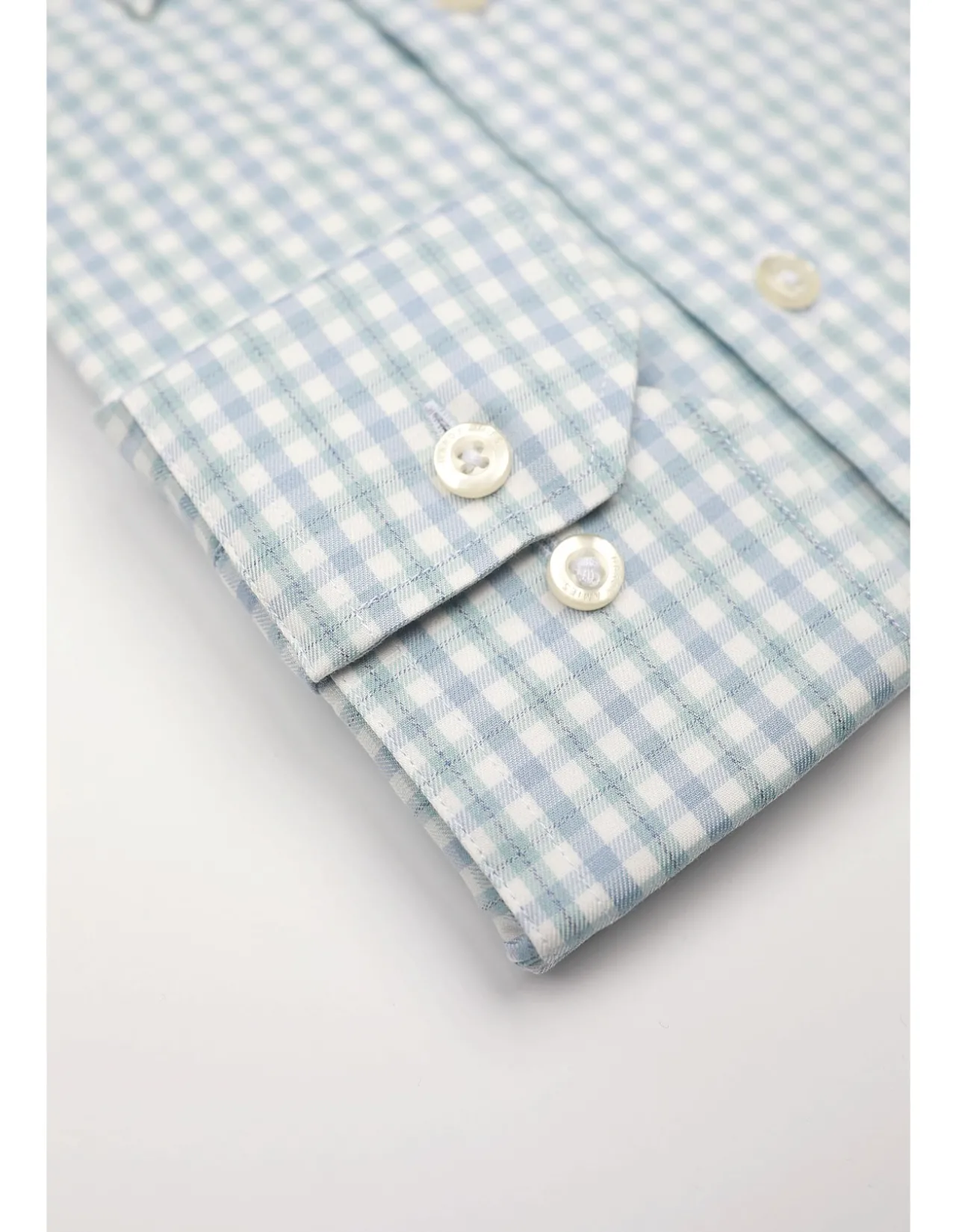 LONG SLEEVE SINGLE CUFF CHECK CONTEMPORARY REG FIT SHIRT