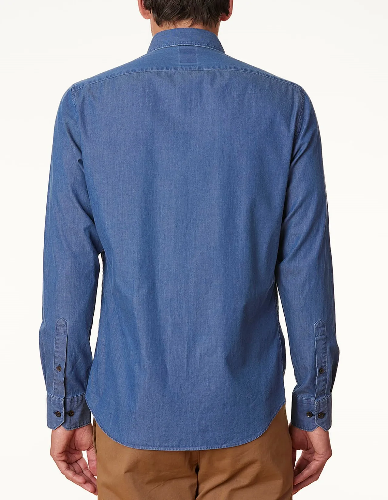 LONG SLEEVE SLIM FIT GUIDECCA DENIM SHIRT