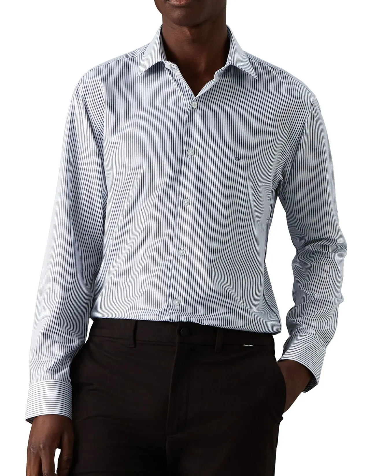 Long Sleeve Slim Fit MARLE Check FRENCH Shirt