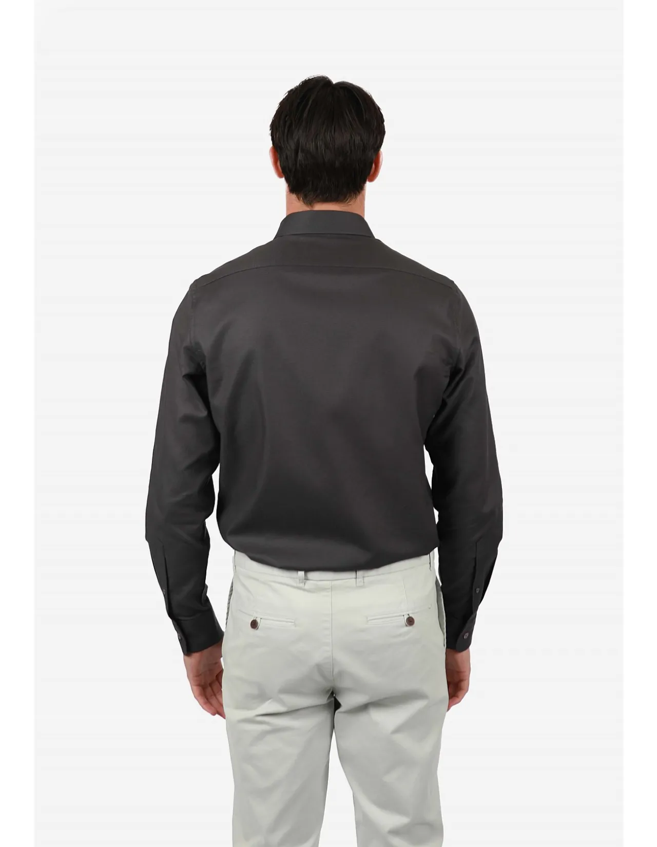 LONG SLEEVE TENCEL WAFFLE COTTON SHIRT
