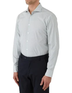 Long Sleeve TRIANGLE Geo Print Shirt