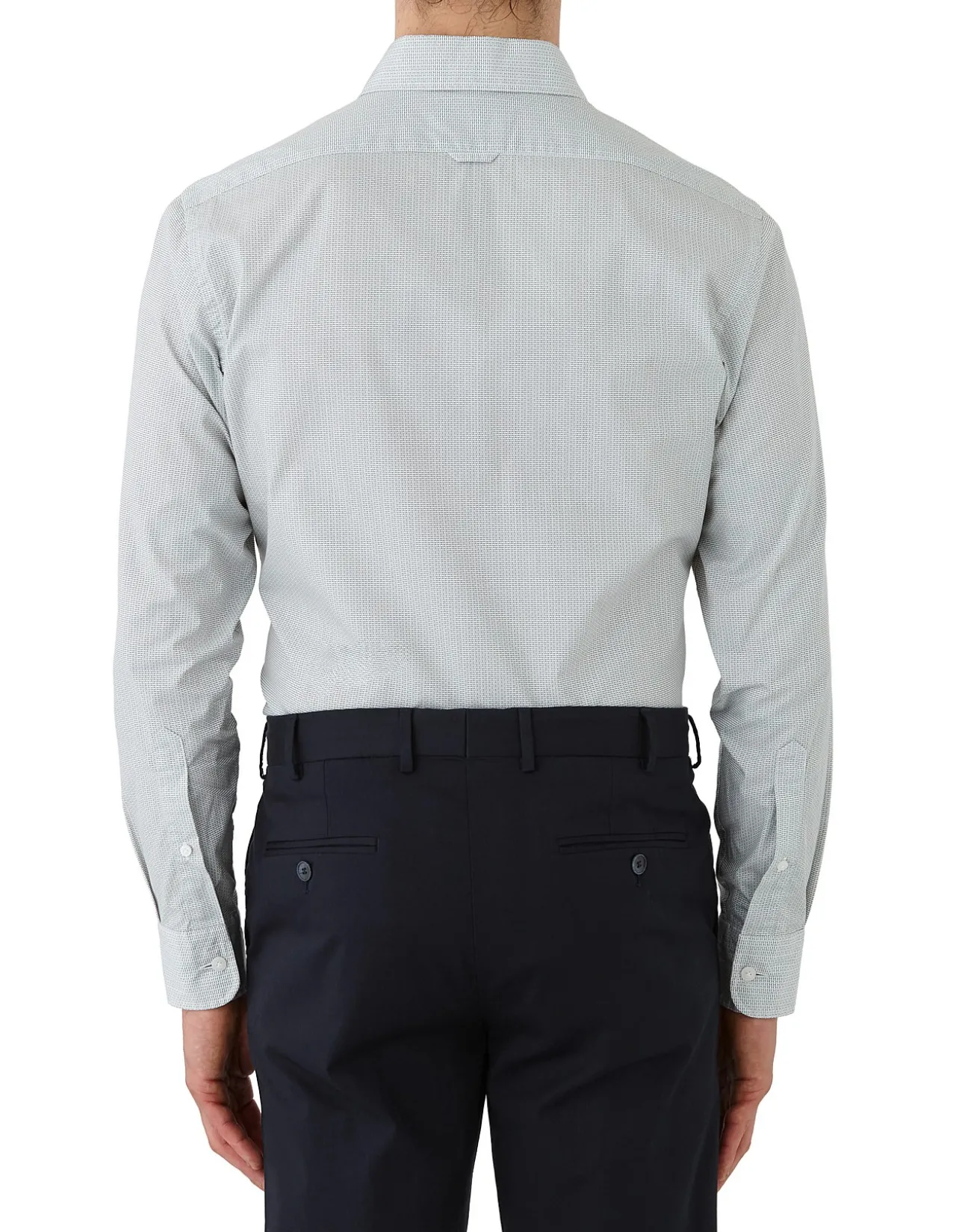Long Sleeve TRIANGLE Geo Print Shirt
