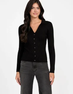 Long Sleeve Vn Rib Miranda Sweater