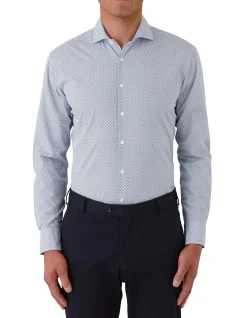 Long Sleeve Winton Print Shirt