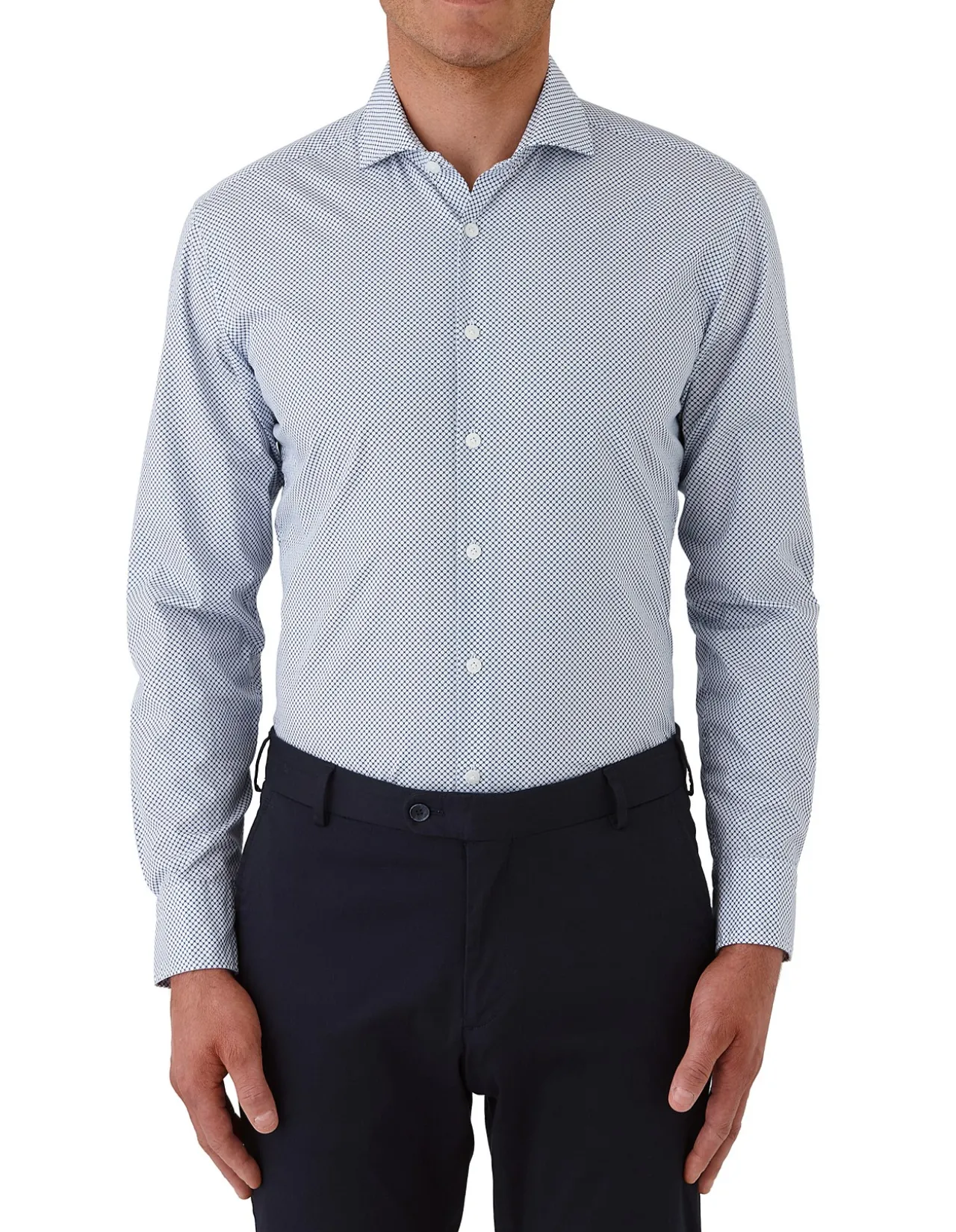 Long Sleeve Winton Print Shirt