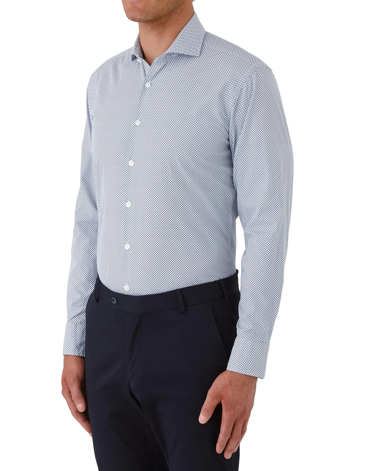 Long Sleeve Winton Print Shirt