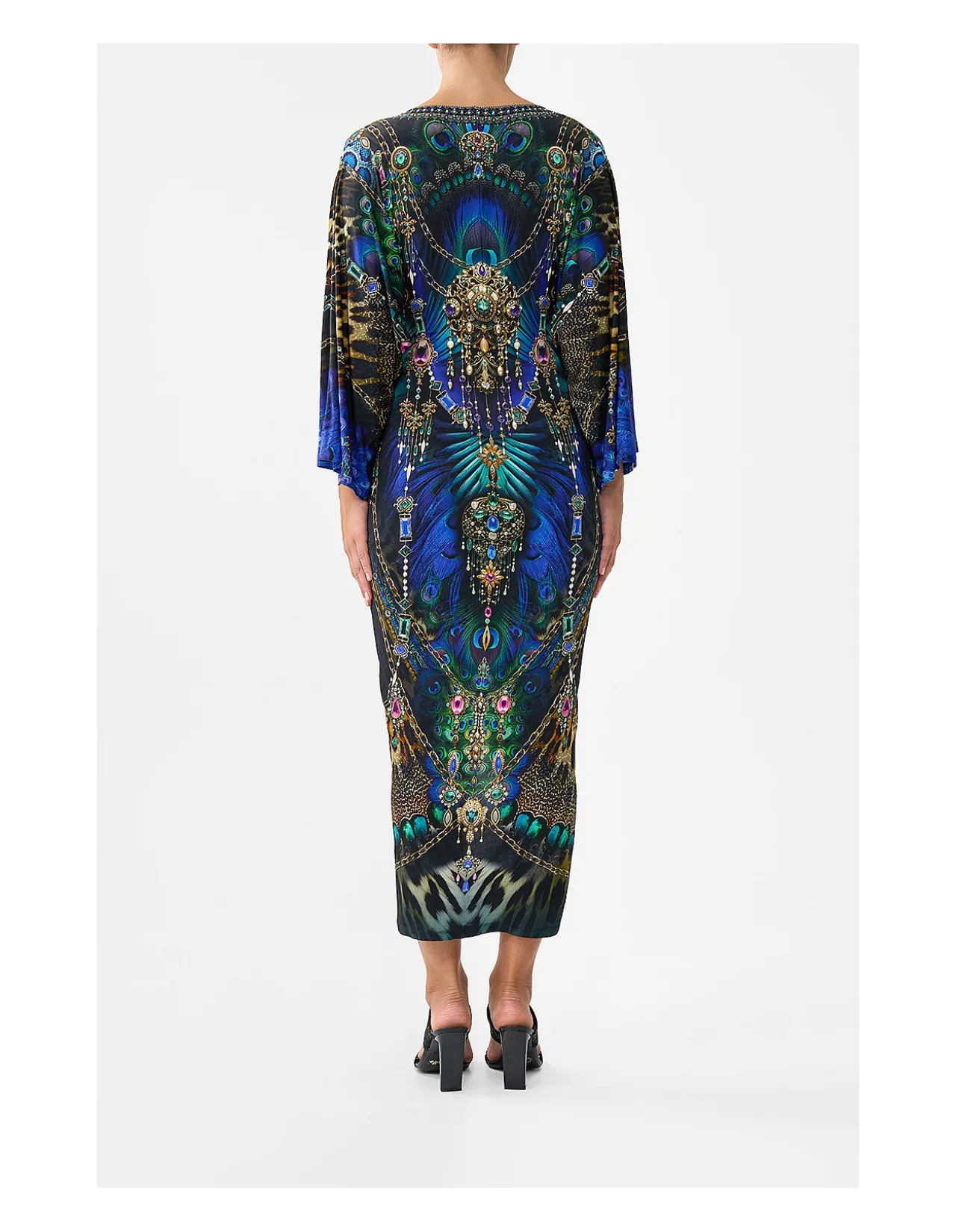 LONG SPLIT FRONT TWIST DRESS
