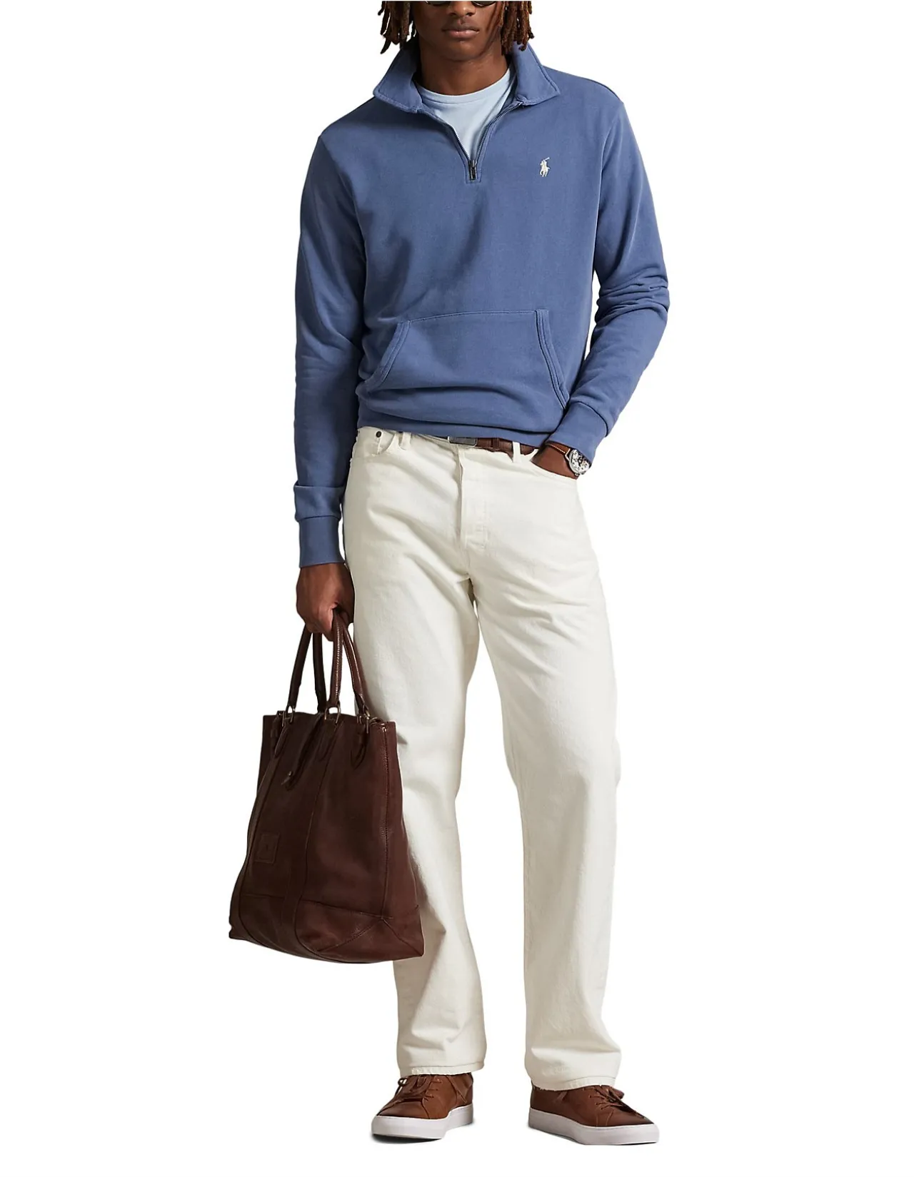 Loopback Fleece Quarter-Zip Sweatshirt