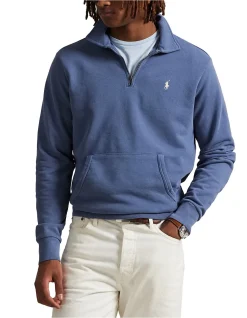 Loopback Fleece Quarter-Zip Sweatshirt