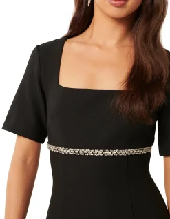 LORI EMBELLISHED BODYCON DRESS