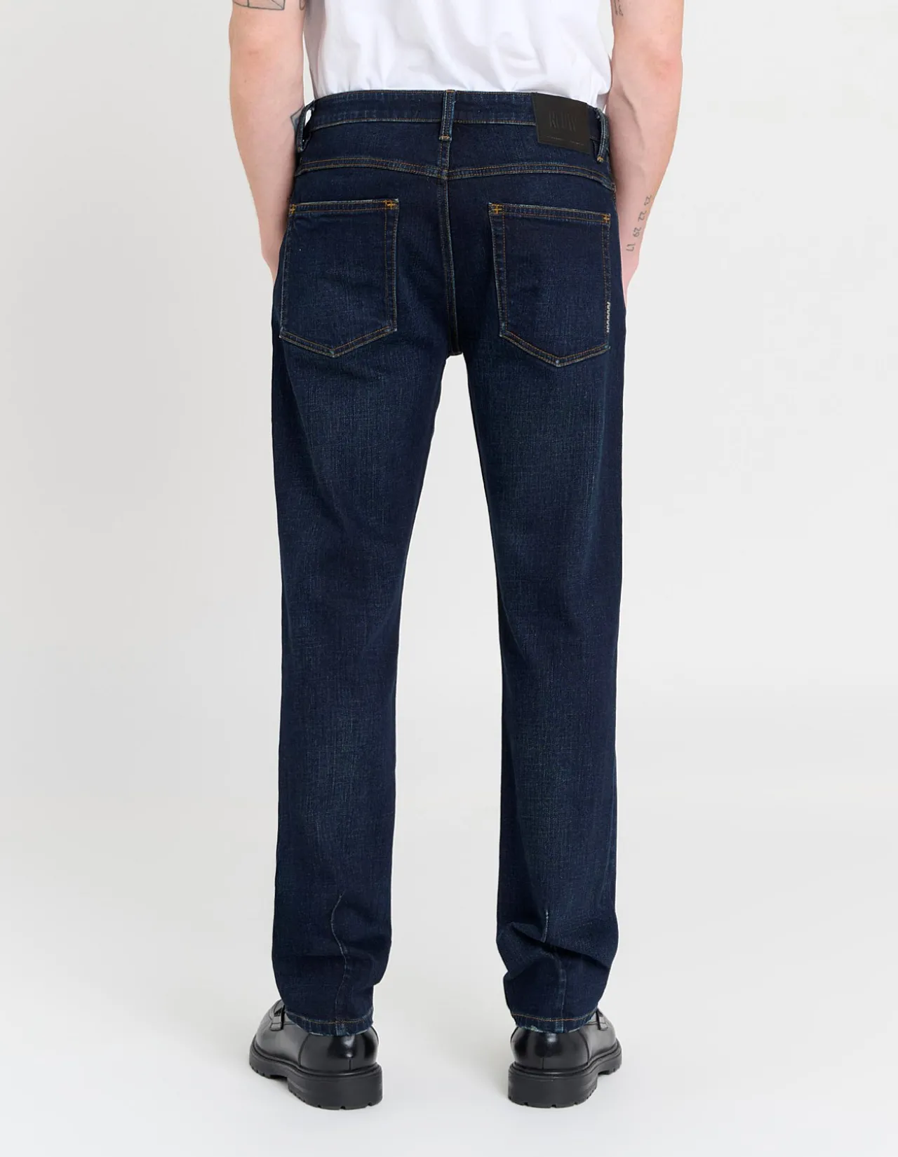 Lou Slim Indus Dark Vintage Straight Leg Jeans