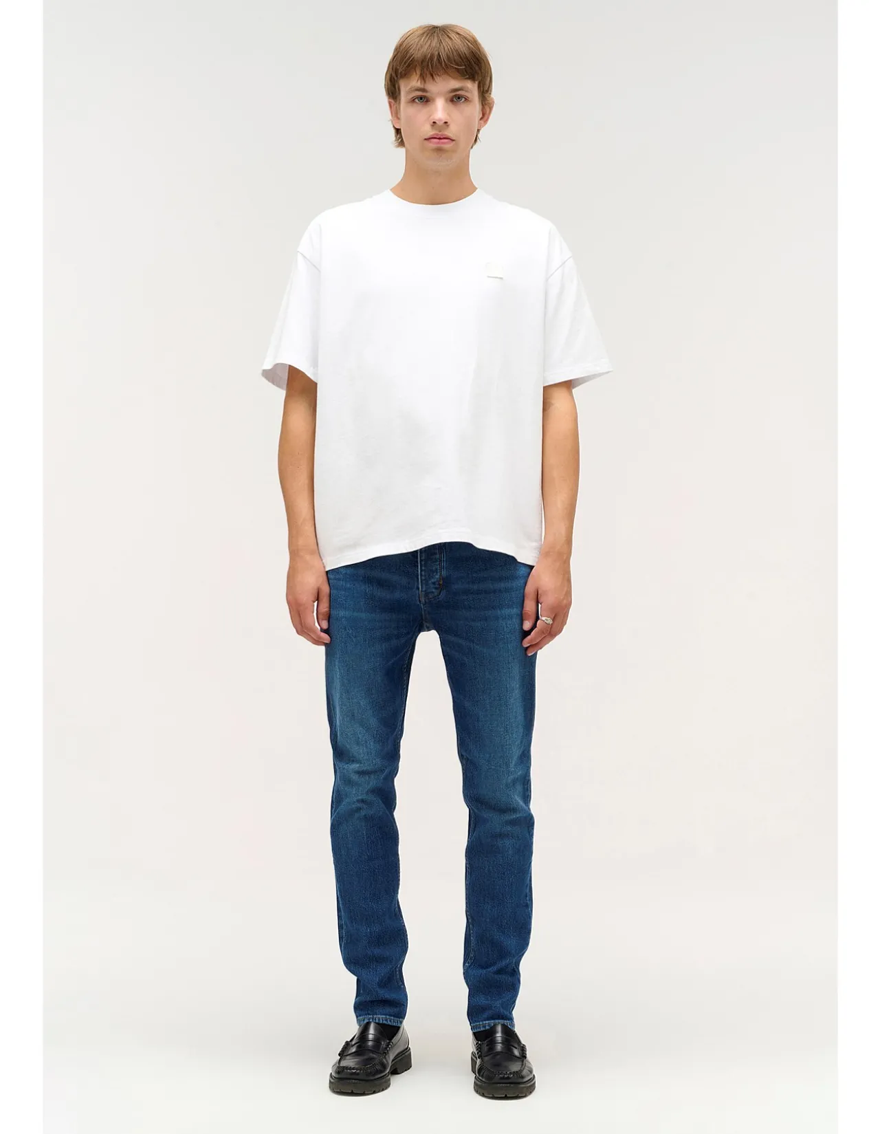 Lou Slim Regular Rise Straight Leg Jeans