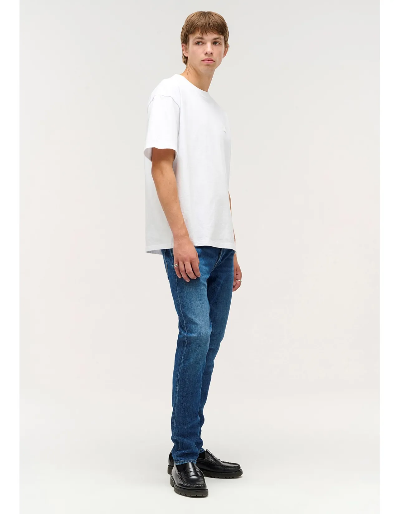Lou Slim Regular Rise Straight Leg Jeans
