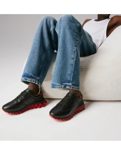 Loubishark Cutting-Edge Sneakers Black