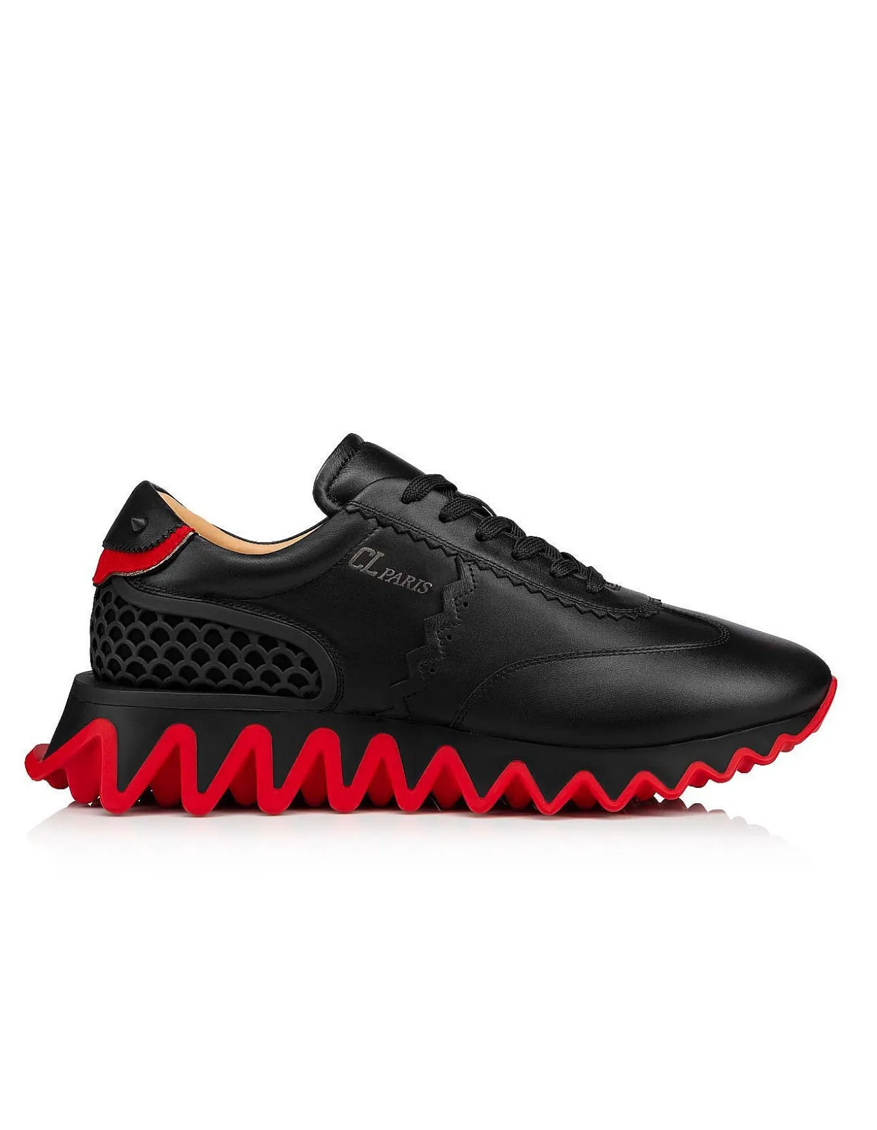 Loubishark Cutting-Edge Sneakers Black