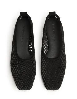 Lou Perforated Leather High Topline Flat