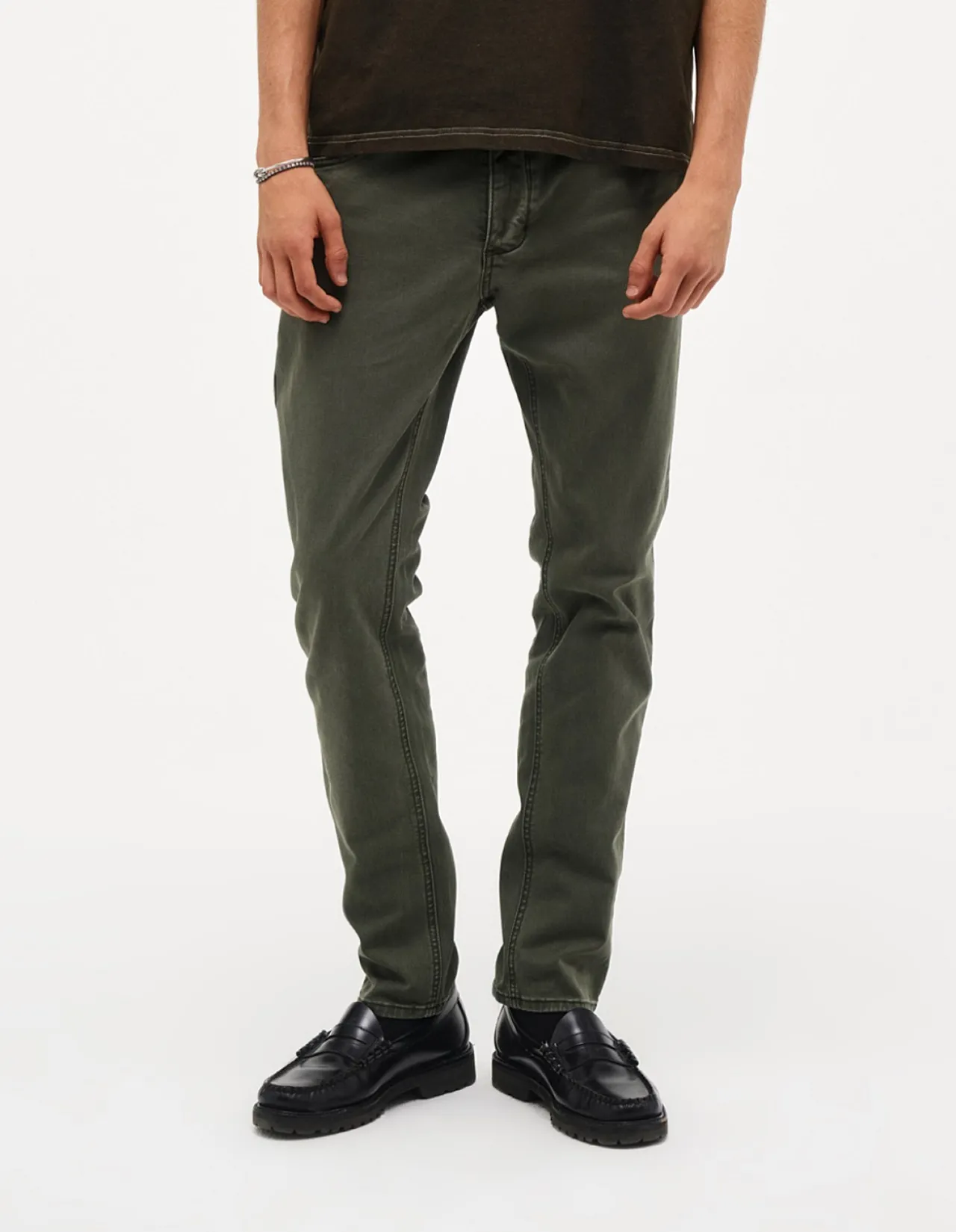 Lou Slim Twill Stretch Military Jeans