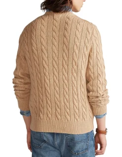 LS LONG SLEEVE CABLE KNIT SWEATER