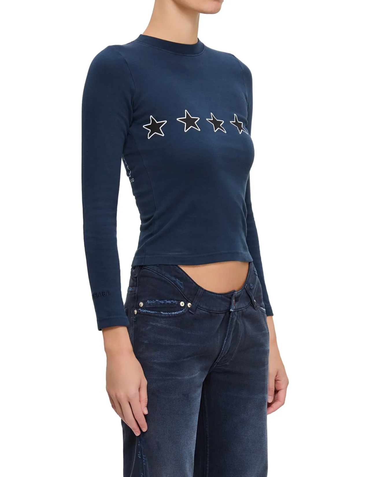 L/S FITTED TOP