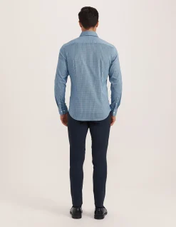 LUCIAN LONG SLEEVE STRETCH CHECK SHIRT