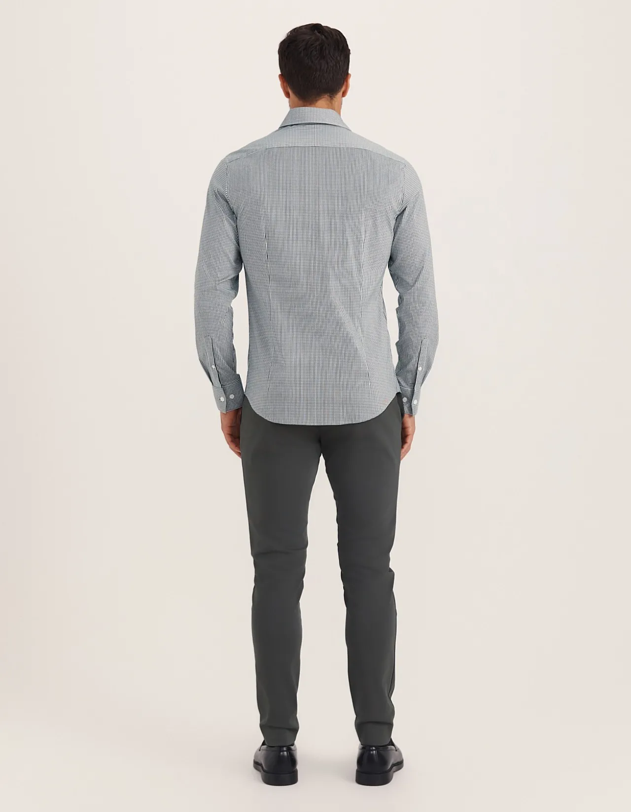 LUCIAN LONG SLEEVE STRETCH CHECK SHIRT