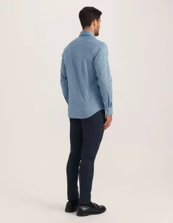 LUCIAN LONG SLEEVE STRETCH CHECK SHIRT