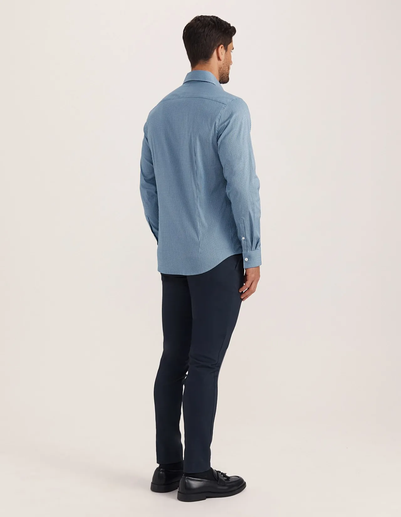 LUCIAN LONG SLEEVE STRETCH CHECK SHIRT