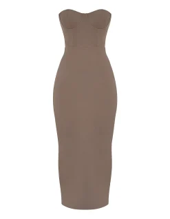 Lucia Strapless Corset Maxi Dress