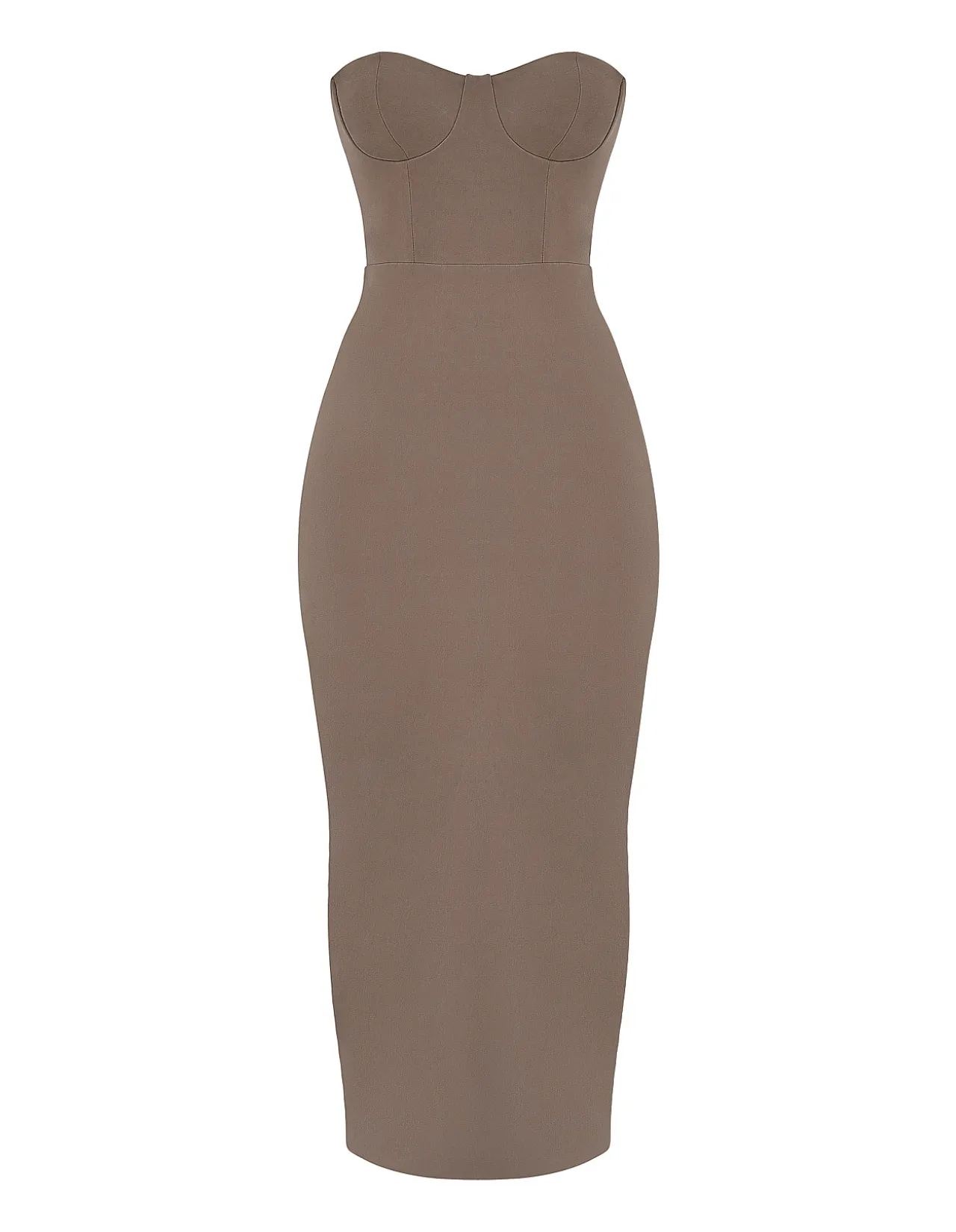Lucia Strapless Corset Maxi Dress