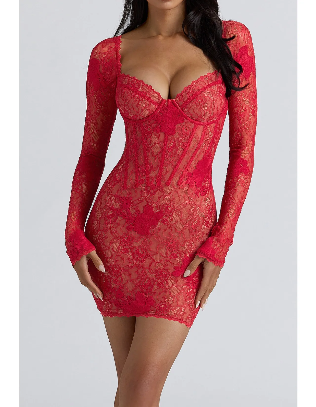 LUCIENNE LACE MINI DRESS - LIMITED EDITION