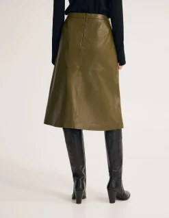 LULU LEATHER SKIRT
